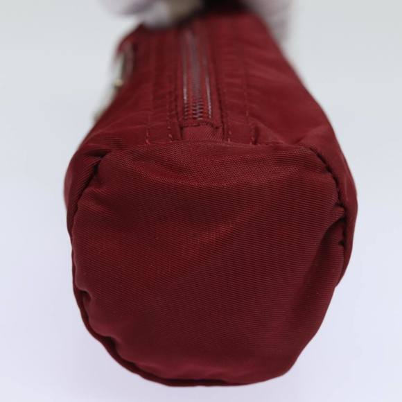 PRADA Pouch Nylon Red Auth 79282 - Picture 4 of 16